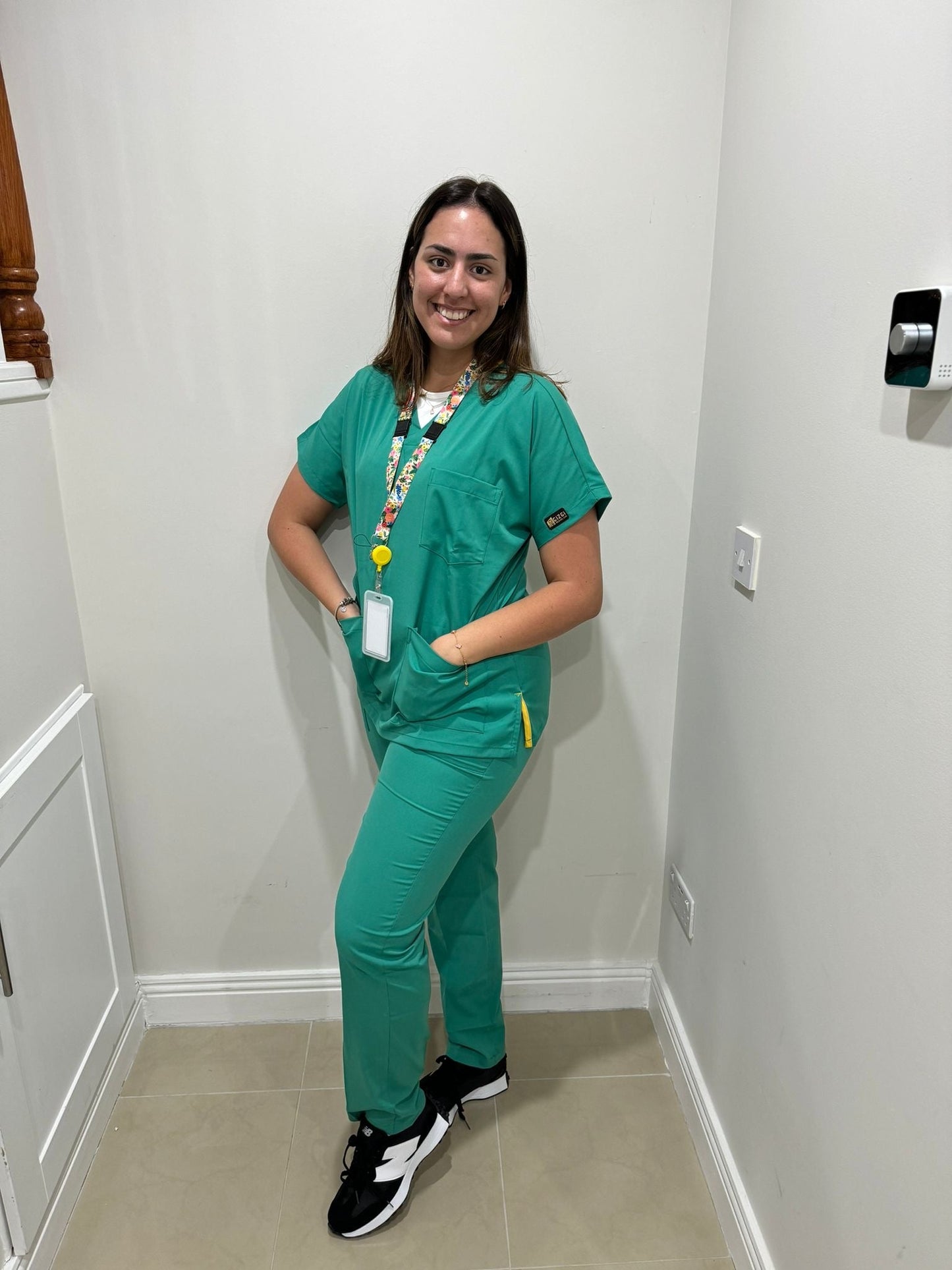 Unisex Medical Scrub Set ā Benetton Green